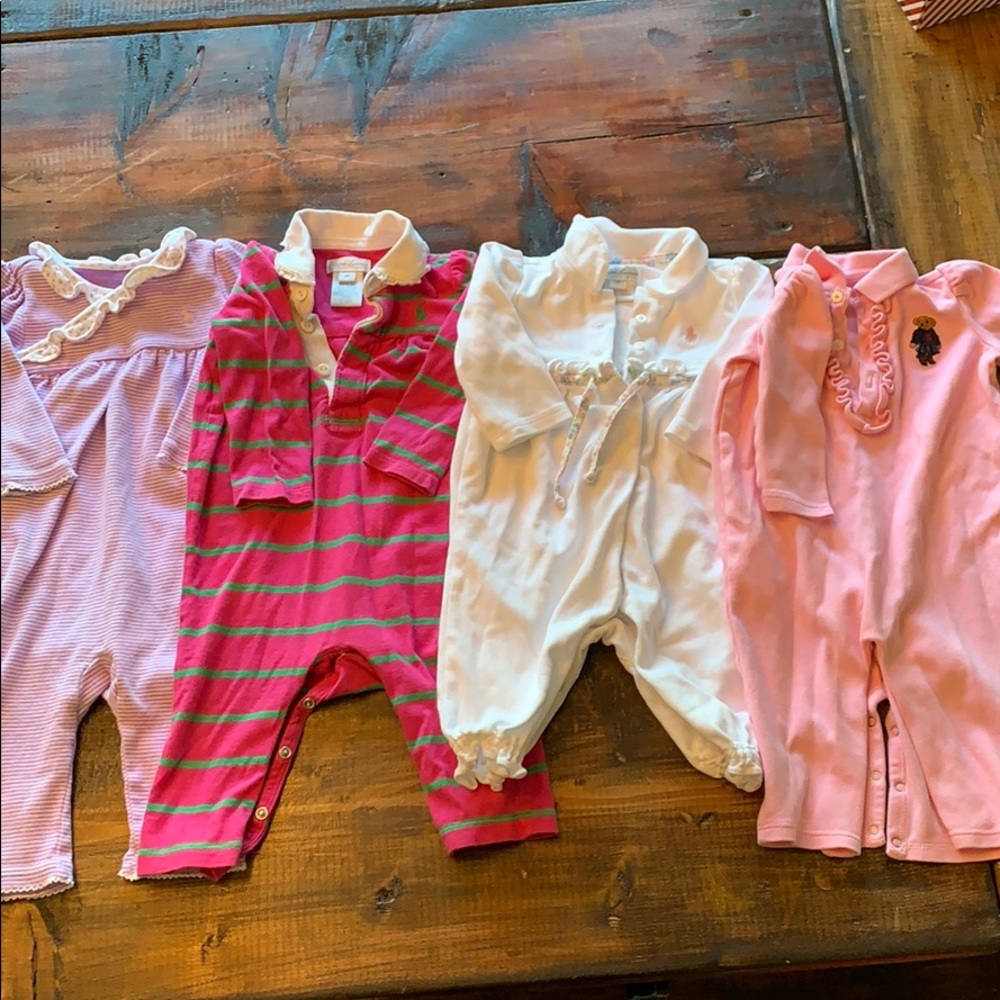 4 Ralph Lauren rompers